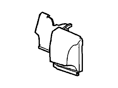 Cadillac 25716322 TRIM,REAR COMPARTMENT SIDE
