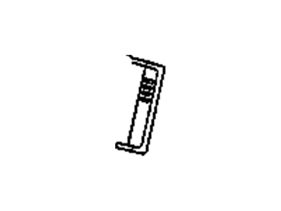 GM 14064990 Cover, Side Window Defroster 14064990 GM Cover, Side Window Defroster Illustration 1 of 1