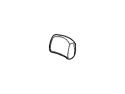 Chevy 19167589 COVER,DRIVER SEAT HEAD RESTRAINT(CASHMERE)(FOR SEAT W/INSERT W/"HONEYCOMB PATTERN PRINT")(1ST DESIGN SEE 89042179)