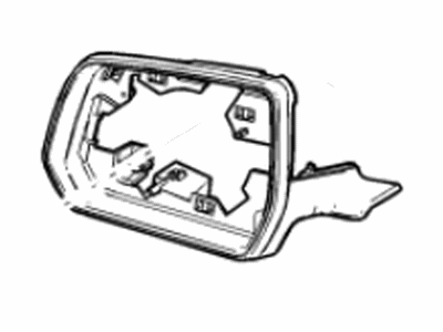 Chevy 84498324 BEZEL,OUTSIDE REAR VIEW MIRROR HOUSING(PART OF 1)(BLACK)