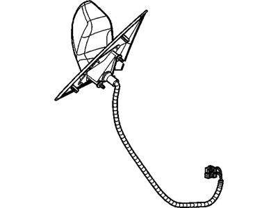 Cadillac 25827597 MIRROR,OUTSIDE REAR VIEW(INCLUDES 2)(PAINT TO MATCH)