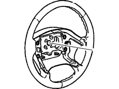 Cadillac 12538416 Steering Wheel