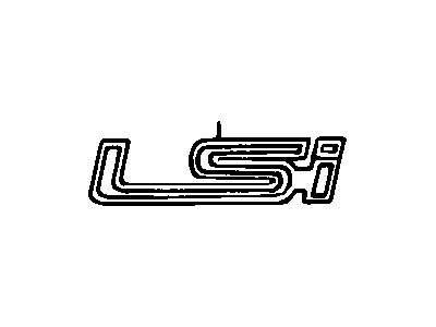 GM 94853954 Nameplate 94853954 GM Nameplate Illustration 1 of 1