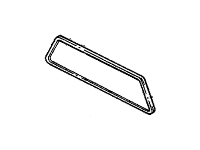 GM 15598163 Weatherstrip, Rear 15598163 GM Weatherstrip, Rear Illustration 1 of 1
