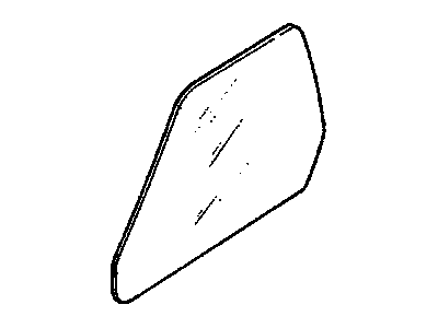 GMC 14020337 Door Glass