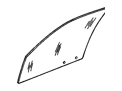 Chevy 10124205 Door Glass
