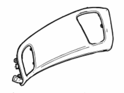 Chevy 84614608 PAD,INSTRUMENT PANEL TRIM(INCLUDES 2,3,5-8)(BLACK)