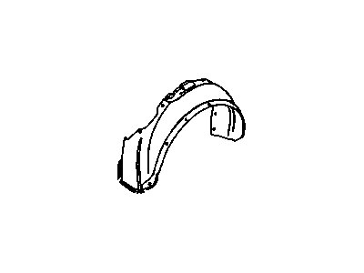Chevy 10051093 Fender Liner