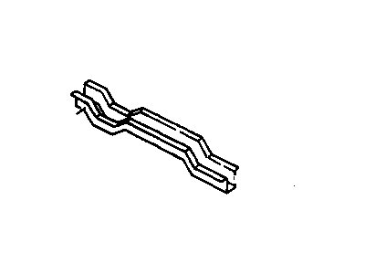 GM 12515642 Side Rail 12515642 GM Side Rail Illustration 1 of 1