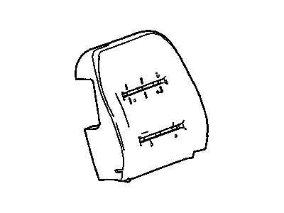 Buick 19152746 PAD,PASSENGER SEAT BACK
