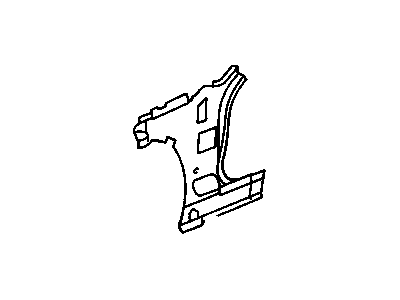 10226391 GM Inner Reinforcement, Front Driver Side Illustration 1 of 1