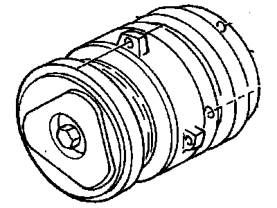 Chevy 1135503 COMPRESSOR,A/C(V5 COMPRESSOR W/CLUTCH, INCLUDES O-RINGS)(INCLUDE ITEMS #1-23)(R134A & IS IDENTIFY BY LABEL 1135207, FOR 1ST DESIGN SEE 89018875)