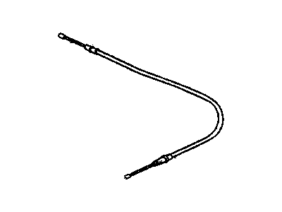 Cadillac DTS Parking Brake Cable - 15863385