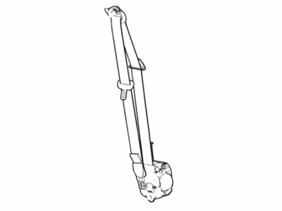 Chevy 42864473 Belt & Retractor