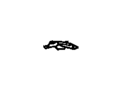 GM 10283739 Gate Pillar, Passenger Side 10283739 GM Gate Pillar, Passenger Side Illustration 1 of 1