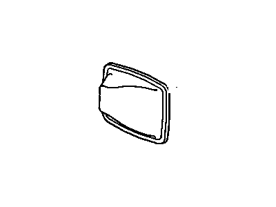 GMC 15838773 MIRROR,OUTSIDE REAR VIEW(LOWER)(PART OF 1)(STAINLESS STEEL)(INCLUDES UPPER,LOWER & HARDWARE)