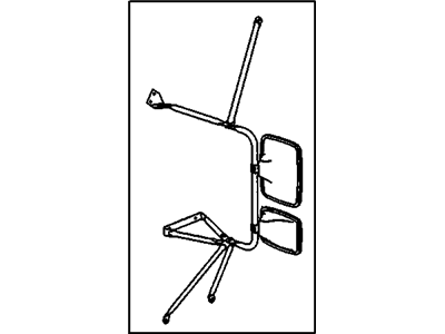 Chevy 15838773 MIRROR,OUTSIDE REAR VIEW(STAINLESS STEEL)(INCLUDES UPPER,LOWER & HARDWARE)