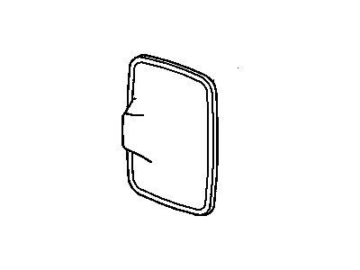 GM 12472879 Mirror, Rear View Mirror - Inside & Outside 12472879 GM Mirror, Rear View Mirror - Inside & Outside Illustration 1 of 1