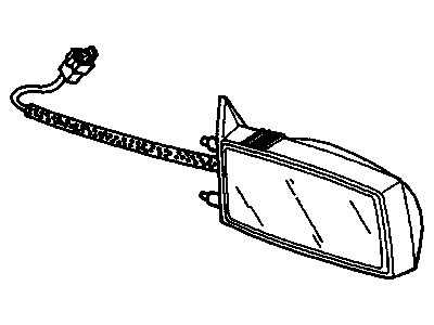 Cadillac Cimarron Side View Mirrors - 20623228