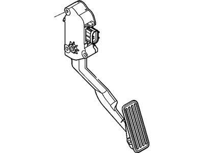 GM 15150990 Pedal, Accelerator Pedal