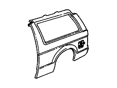 Chevy 15628282 Quarter Panel