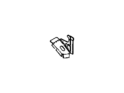 20746200 GM Inner Hinge Pillar Extension, Front Passenger Side Illustration 1 of 1