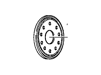 Chevy 12542911 Wheel Cover