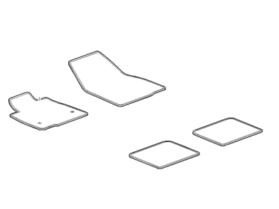 GM 84038457 Mat Package, Front And Rear Floor Mat (Carpet)