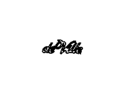 Cadillac 20440998 Nameplate