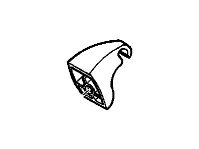 GM 15970961 Retainer, Sunshade, Medium Gray 15970961 GM Retainer, Sunshade, Medium Gray Illustration 1 of 1