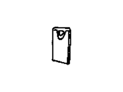 12514166 GM Compartment Door, Rear Center Illustration 1 of 1