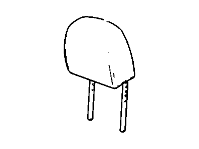 GM 42473810 Restraint, Front Seat Head Restraint, Black GM 42473810 Restraint, Front Seat Head Restraint, Black