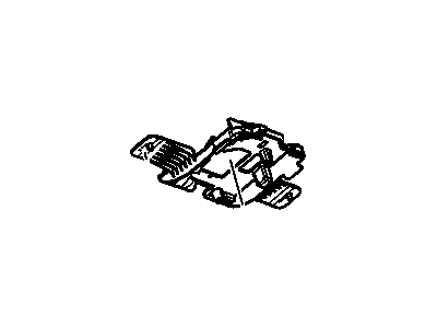 GM 19150133 Plate, Overhead Console, Front 19150133 GM Plate, Overhead Console, Front Illustration 1 of 1