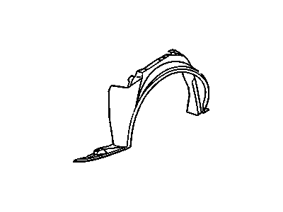 Pontiac 22659114 Fender Liner