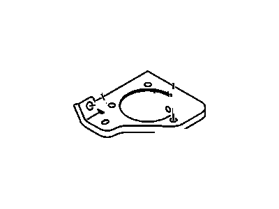 GM 97719173 Plate, Air Brake Valve 97719173 GM Plate, Air Brake Valve Illustration 1 of 1