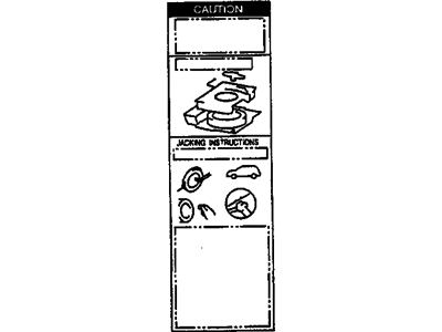 Pontiac 88969157 Info Label