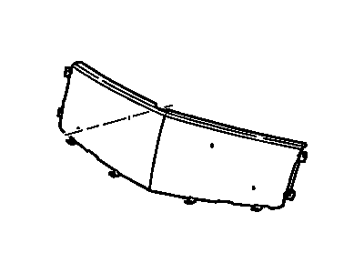 Cadillac 15279150 SCREEN,FRONT GRILLE