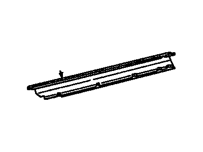 GM 20749702 Outer Rocker, Passenger Side 20749702 GM Outer Rocker, Passenger Side Illustration 1 of 1