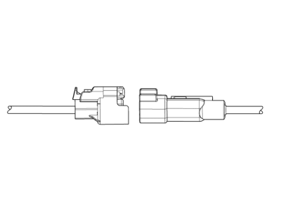 Chevy 88988501 CONNECTOR KIT,ENGINE WIRING HARNESS(SUPERCHARGER BYPASS SOLENOID VALVE)(GRAY)(2-WAY FEMALE)(W/LEADS)(SIDE ELECTRIC CODE:  Q36)
