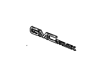 GMC Safari Emblem - 15989469