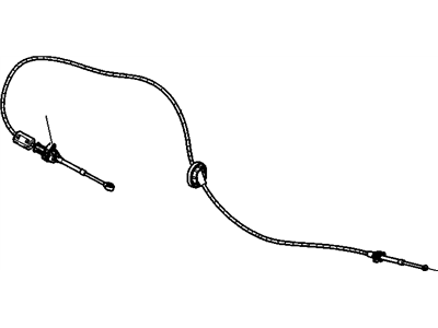 Buick Lucerne Shift Cable - 25838821