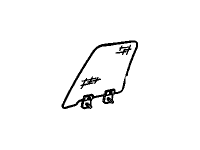 Oldsmobile 25640132 Door Glass