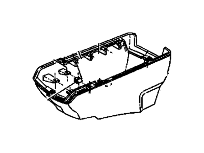 Chevy 12545955 Console Housing