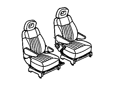 GM 88894665 Belt Kit, Rear Seat #2, Sable, Center 88894665 GM Belt Kit, Rear Seat #2, Sable, Center Illustration 1 of 1