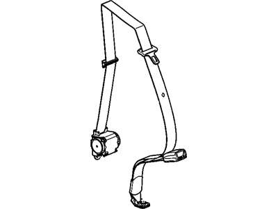 2007 Cadillac Escalade EXT Seat Belt - 19181023