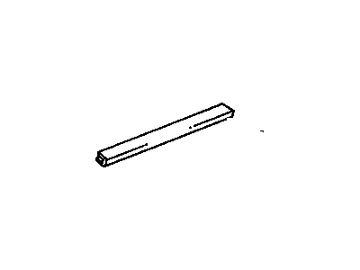 GM 20302101 Sealing Strip Spacer, Driver Side 20302101 GM Sealing Strip Spacer, Driver Side Illustration 1 of 1