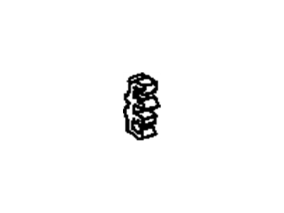 Pontiac 22576225 CLIP,FRONT SIDE DOOR LOCKING ROD(WHITE)