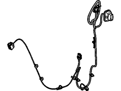 GM 25877352 Harness, Body Wiring, Rear 25877352 GM Harness, Body Wiring, Rear Illustration 1 of 1
