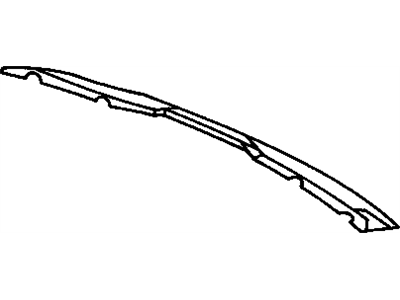 GM 20472477 Panel Above Lid, Rear 20472477 GM Panel Above Lid, Rear Illustration 1 of 1