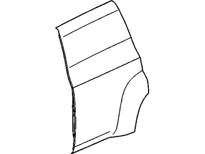 GM 20728280 Door Shell, Rear Passenger Side